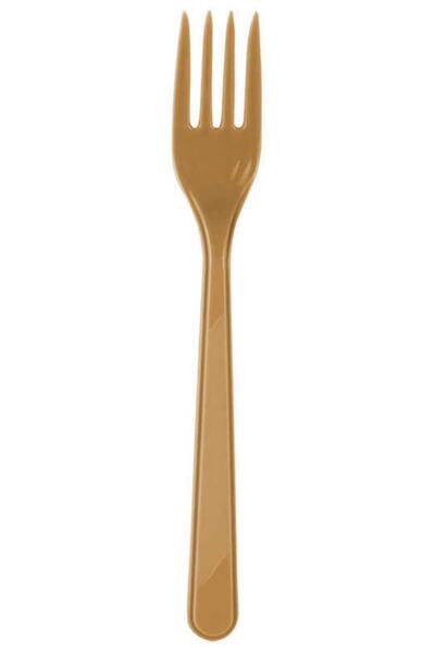 Acar Süs 25 Luxury Gold Forks in 2.5X17.5 cm Sizes