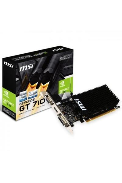 MSI Nvıdıa Gt710 2gb Ddr3 64bit Vga/dvı-d/hdmı 16x Dx12 Gt 710 2gd3h Lp