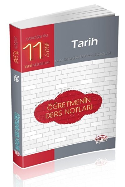 Editör Yayınevi 11. Sınıf Tarih Öğretmenin Hızlı Ders Notları - Editör