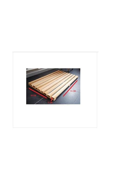 AHŞAP ATÖLYE Wooden Non-Slip Anti-Slip Bathroom Shower Mat Floor Holder Mat