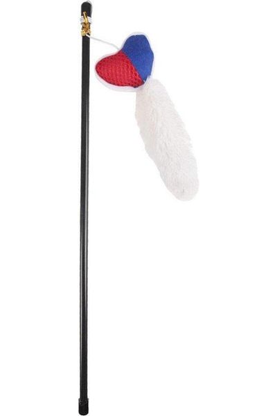 Flamingo Heart Cat Fishing Rod 20 Cm