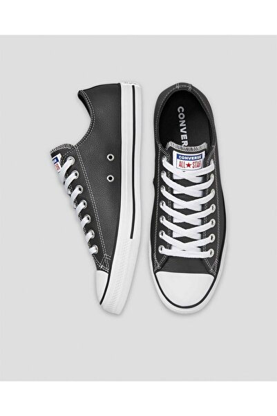 Converse Chuck Taylor All Star Deri Unisex Sneaker Spor Ayakkabı Antarsit Gri 171463c V1