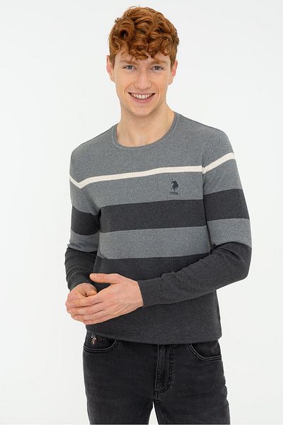 U.S. Polo Assn. Gray Men's Sweater