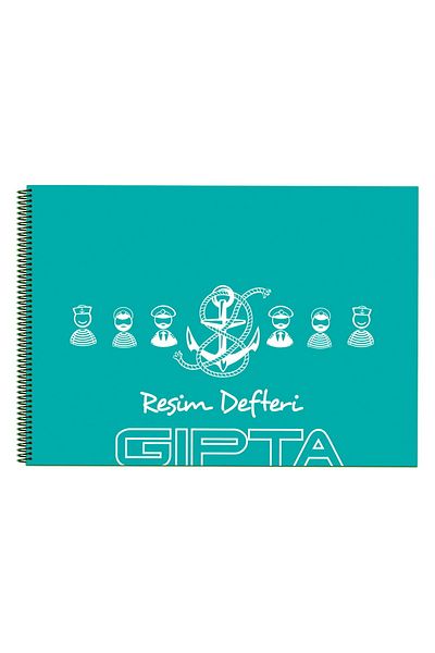Gıpta لوحة صور حلزونية 17x24 25 ورقة غطاء بلاستيكي فيروزي (2076)