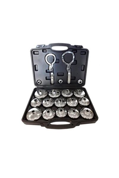 WORLDFORCE TOLLS Worldforce 11051 Tas Tipi Yağ Filtre Sökme Anahtar Seti 19 P...