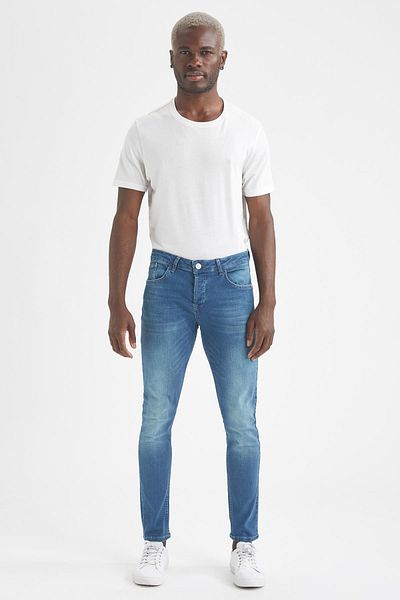 DeFacto Carlo Skinny Fit - Skinny Leg Jeans, Κανονική μέση