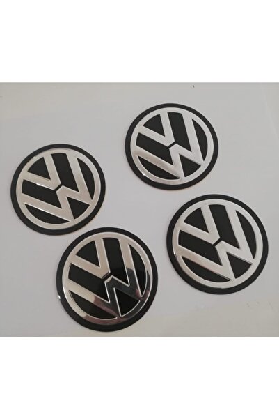 Özdemir Aksesuar Volkswagen Alüminyum Yapıştırma Jant Göbeği 4'lü 90mm