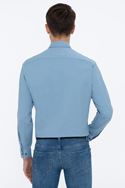 Pierre Cardin Синя чоловіча сорочка G021SZ004.000.1282100