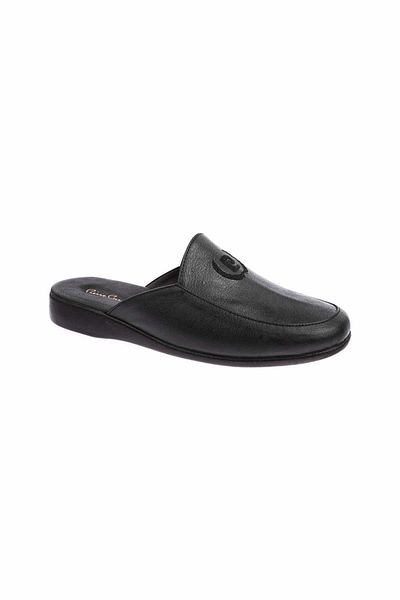 Pierre Cardin Ανδρικές 0289 άνετες παντόφλες μαύρες