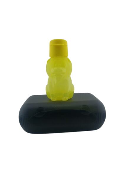Tupperware Eco Oyster Nutrition Set (Black) + Lion 350 ml Yellow Bottle