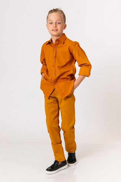 incity Boys' Mustard Shirt
