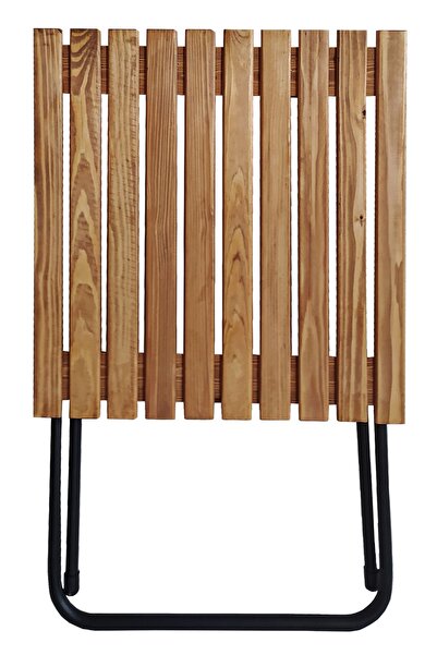 bodygym Ahşap 50x50 Katlanır Masa  2 Adet Katlanır Sandalye Kamp Seti Bahçe Balkon Takımı