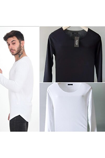 THE ONE 4-пакет чоловічий 2 чорні 2 білі без коміра широкий комір довгий рука...