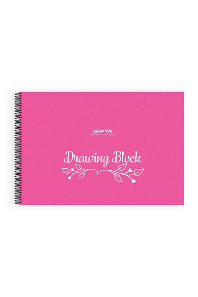 Gıpta Picture Book 25x35 25 Sheets Spiral Plastic Cover 1772 Pink