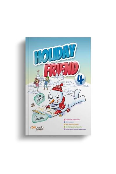 Onburda Yayınları Onburda 4.sınıf Holiday Friend Yarıyıl Tatil Kitabı
