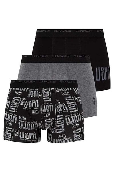 U.S. Polo Assn. Ανδρικά μποξεράκια Cotton - Σετ 3 τεμαχίων