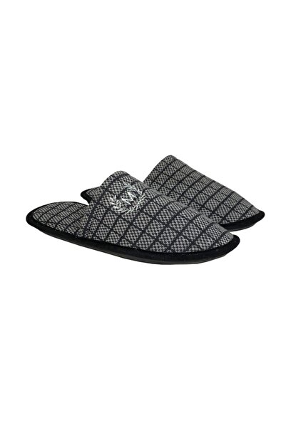 Okanmed 02125 Men's Winter Indoor Slippers Checkered Winter Indoor Slippers