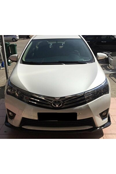 HYM TUNİNG Toyata Corolla Uyumlu Ön Lip 3 Parça Plastik Parlak Siyah