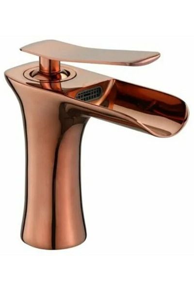LPD LİDER Copper Rose Waterfall Flow Sink Faucet - Special Series