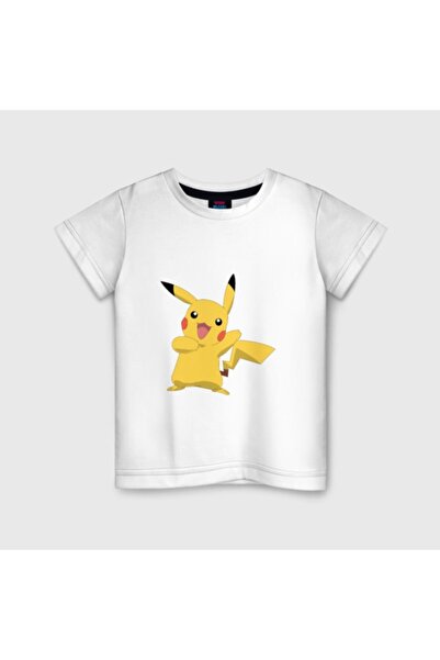 GALASHOP تيشيرت أطفال بيكاتشو قمة بيضاء موديل 522
