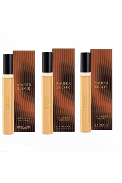 Oriflame Amber Elixir Edp 8 Ml Çanta Boyu Kadın Parfümü 3 Lü