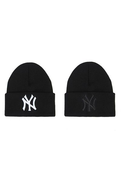 Goldmine Unisex Ny New York Black and White Set of Two