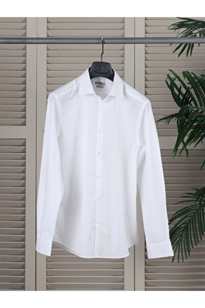 Kip Cămașă cu mânecă lungă țesută simplă