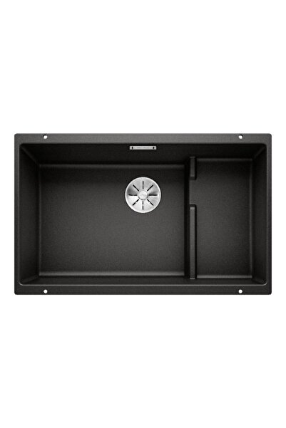 Blanco Sublıne 700 U Level Siyah Granit Eviye, 70cm, Sılgranıt Puradur Iı