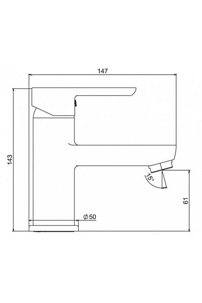 NSK Legna Plus Sink Faucet Chrome N3014602