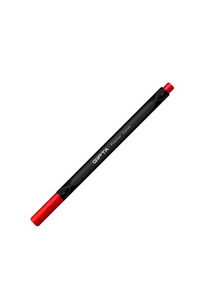 Gıpta 0.4 Mm Triangle Red Fineliner Pen
