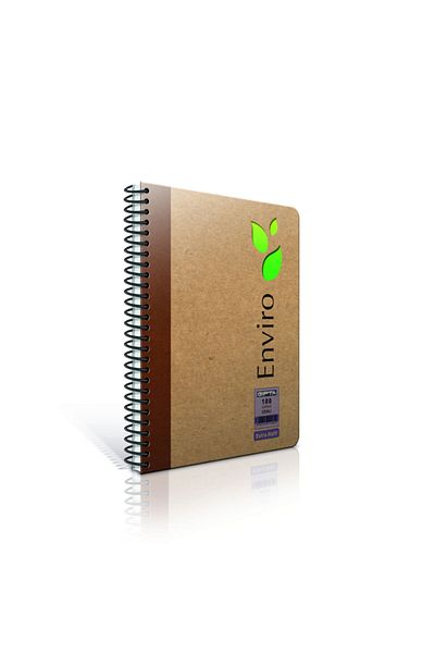Gıpta Enviro Spiral Kraft غطاء صلب A4 مبطن 100 صفحة دفتر ملاحظات 3-1791000