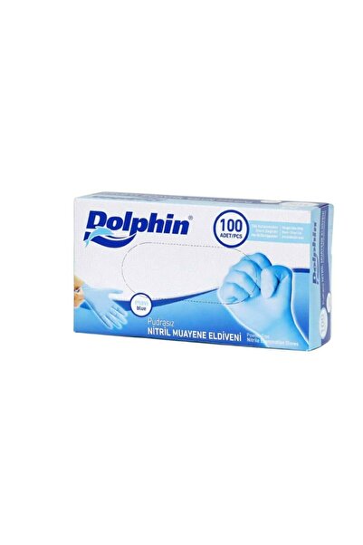 Dolphin Pudarısız Nitril Mauyne Eldiveni L D23