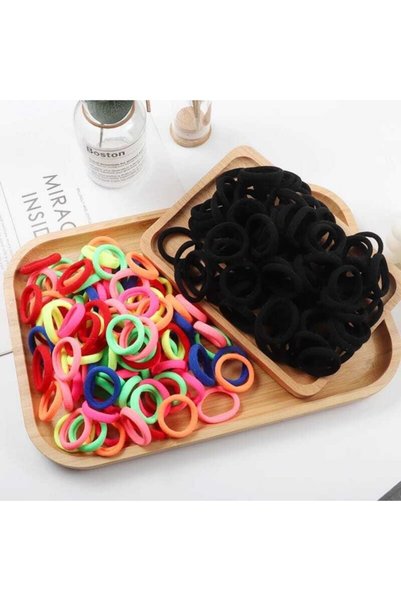 MutluBiDünya Lily 50 Adet Siyah Mini 50 Adet Neon Mini Toka
