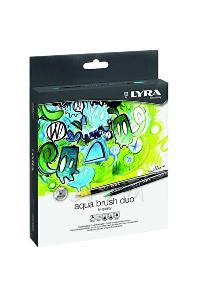 LYRA Aqua Brush Duo Fırça Uçlu Kalem 36lı Set