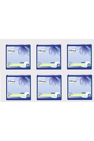 TENA Lady Super 5 Damla Kadın Mesane Pedi 30'lu 6 Paket / 180 Adet
