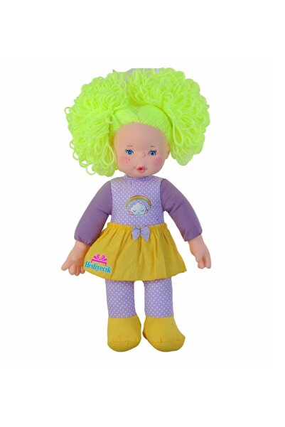 hediyecik 35 cm Sevimli Sarı Saçlı Oyuncak Efsane Lahana Bebek