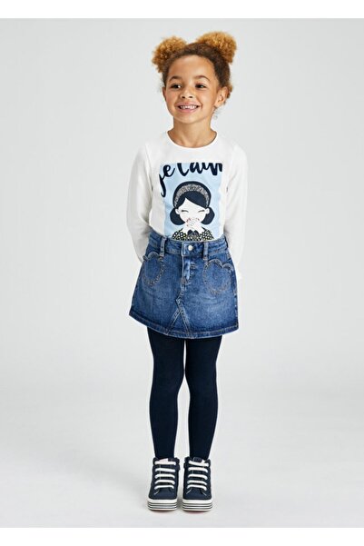 MAYORAL Kız Çocuk Lacivert Kot Etek 4906