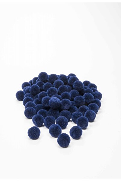 Yumuşakkeçe Pompom Lână 20mm Pachet 100 – Bleumarin