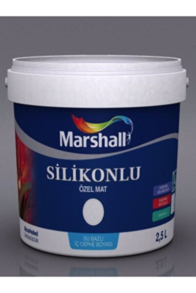 Marshall Silikonlu Özel Mat Karakalem 2,5 Lt (3,5 Kg)