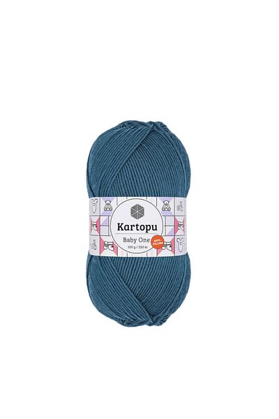 Kartopu Baby One K1467 - Petrol Blue 100 Gr.Hand Knitting Yarn