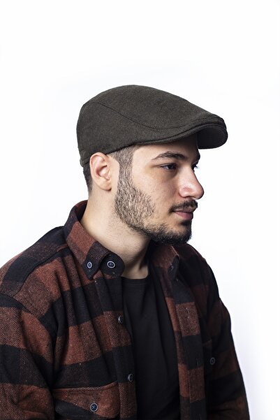 ÜN ŞAPKA Erkek Lastikli Kaşe Kasket Şapka