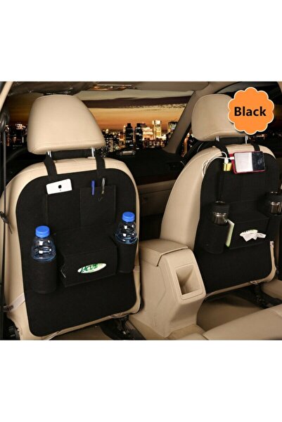 ZEYZEN منظم خلفي لمقعد السيارة مع جيوب - حقيبة منظم من اللباد