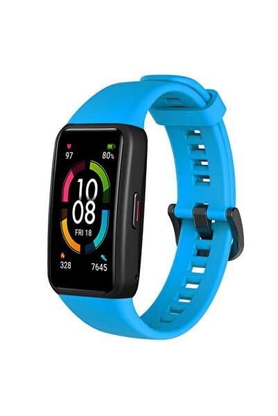 Cimricik Huawei Band 6 Kordon Honor Band 6 Kordon Tam Pimli Liquid Silikon Ko...