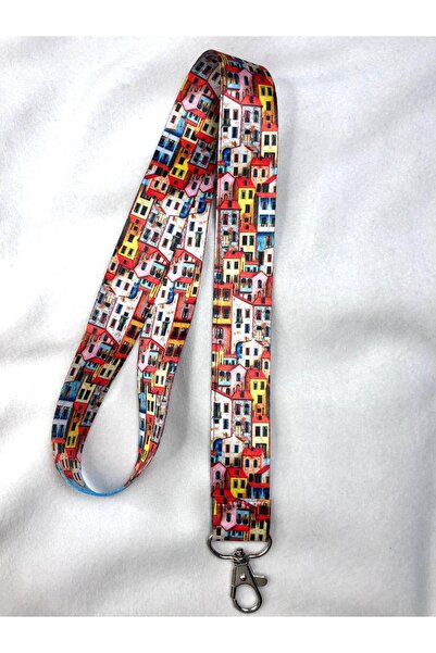 Hediyebum Curea de gât Colorful Houses