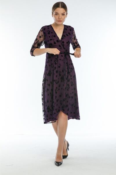 Apple Cix Δαντελένιο Φόρεμα Αναδιπλούμενο