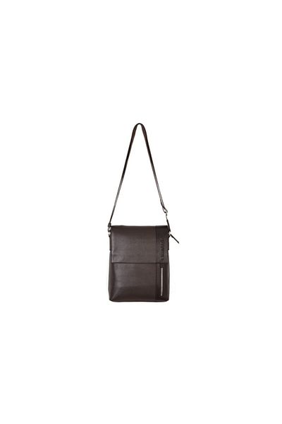 Eminsa Genuine Leather Brown Men's Shoulder Bag