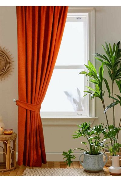 home color home 1st Class Quality Tile Honeycomb Velvet Textured Background Curtain - Plain Stitched Extrafor Drawstring