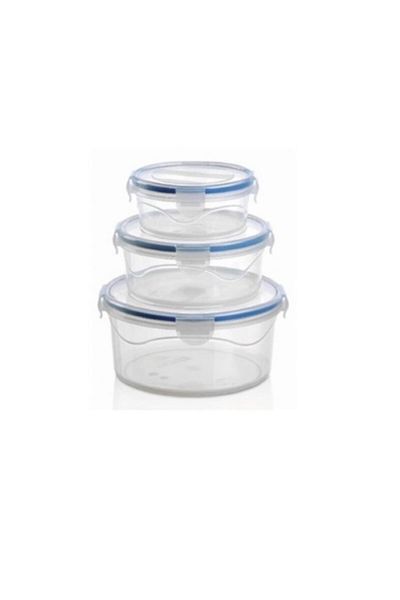 Üçsan Ucs668 Lockable Storage Container Set 3 Pieces