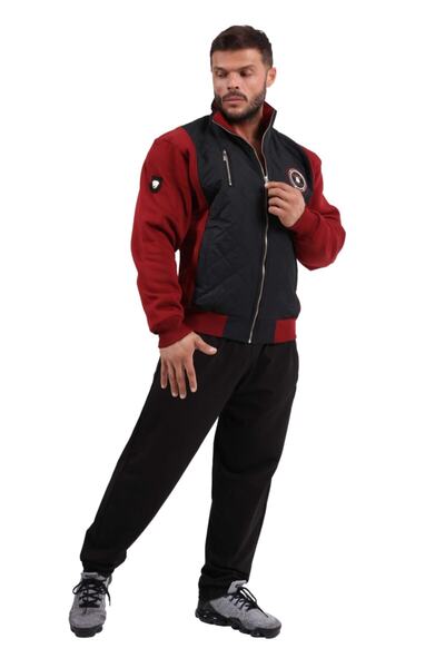 Big Sam Claret Red Winter Sports Coat 3596