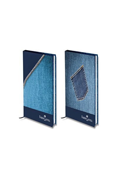 Faber Castell Caiet de 120 de coli, cu rigle/fără rigle, cu 2 secțiuni, pentru blugi